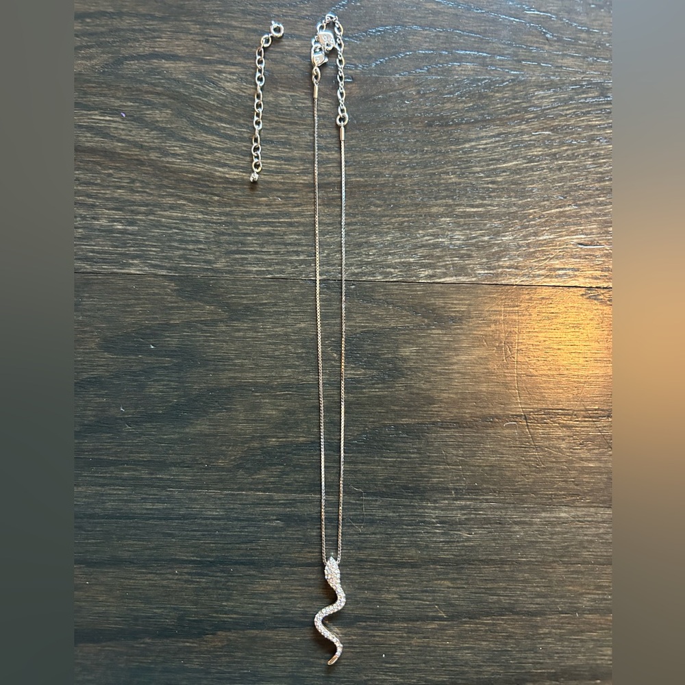 Swarovski Serpent Silver Necklace